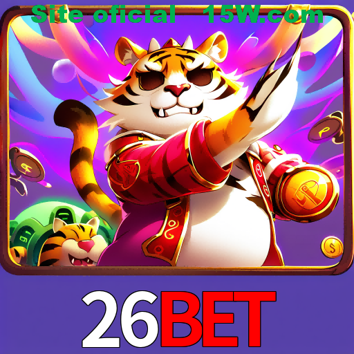 Imagem promocional da 26Bet mostrando a plataforma e suas vantagens